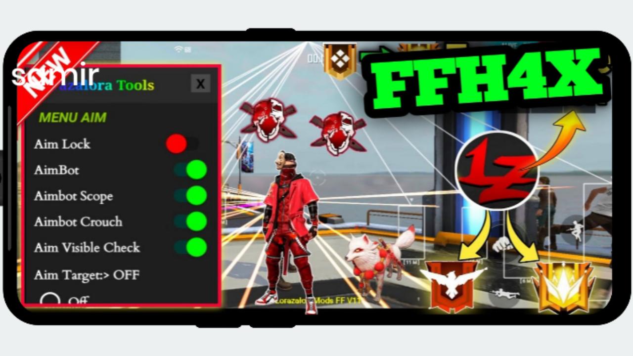 Download H4X FF, Mod Menu Free Fire Terbaru 2023