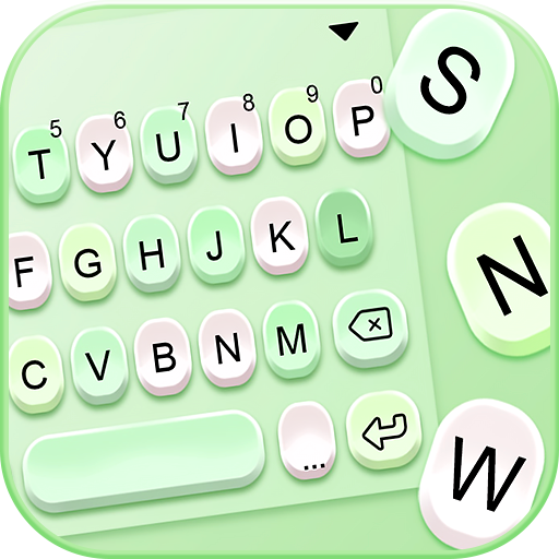 Green Candy Color Keyboard Bac