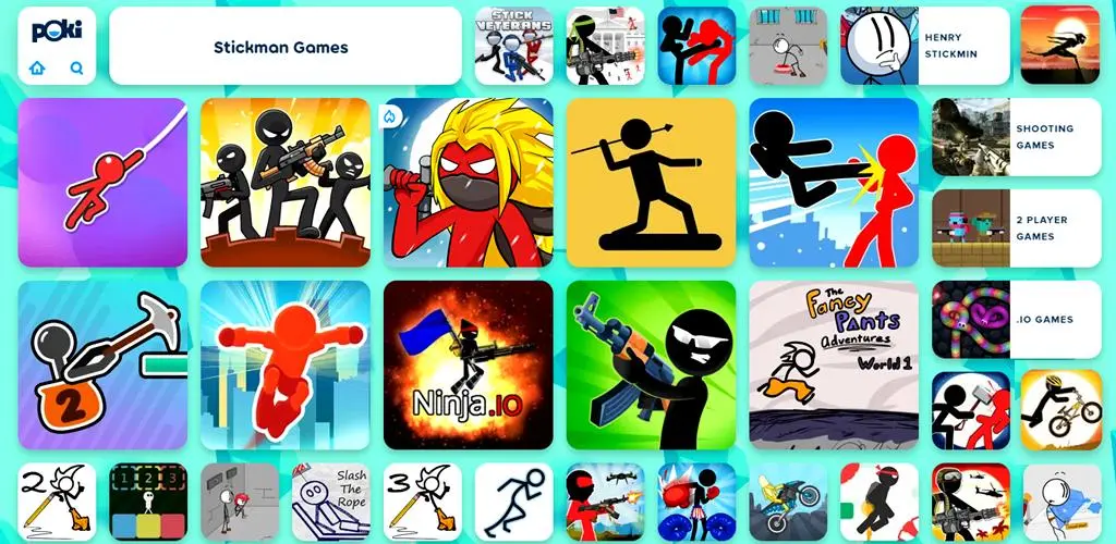 STICKMAN HOOK - Play this Game Online for Free Now! _ Poki - Google Ch