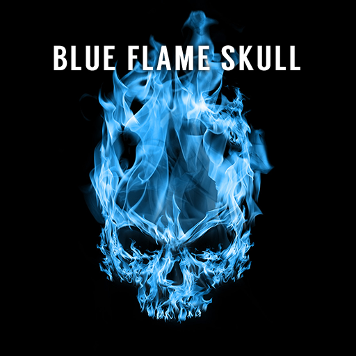 Blue Flame Skull Theme