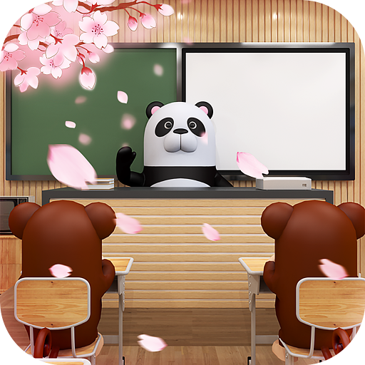 Escape room：School with sakura blooming