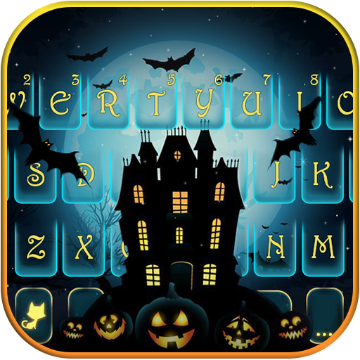 Halloween Ghost कीबोर्ड थीम