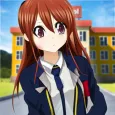 gadis sekolah menengah anime