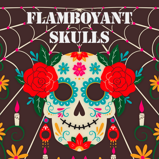 Flamboyant Skulls Theme +HOME