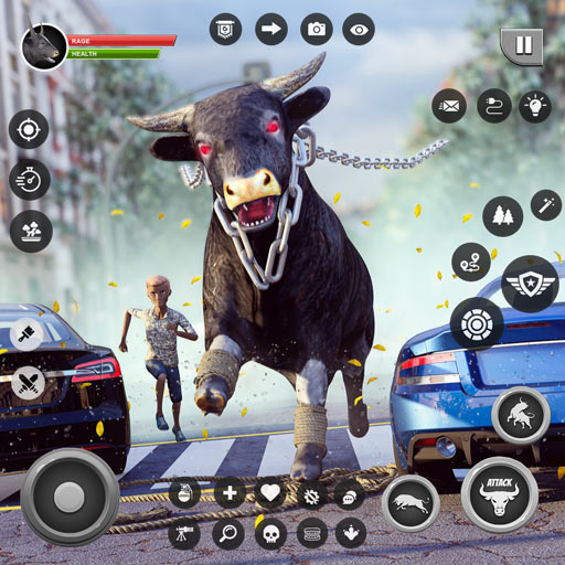 Wild Bull Attack Cow 3D Игры