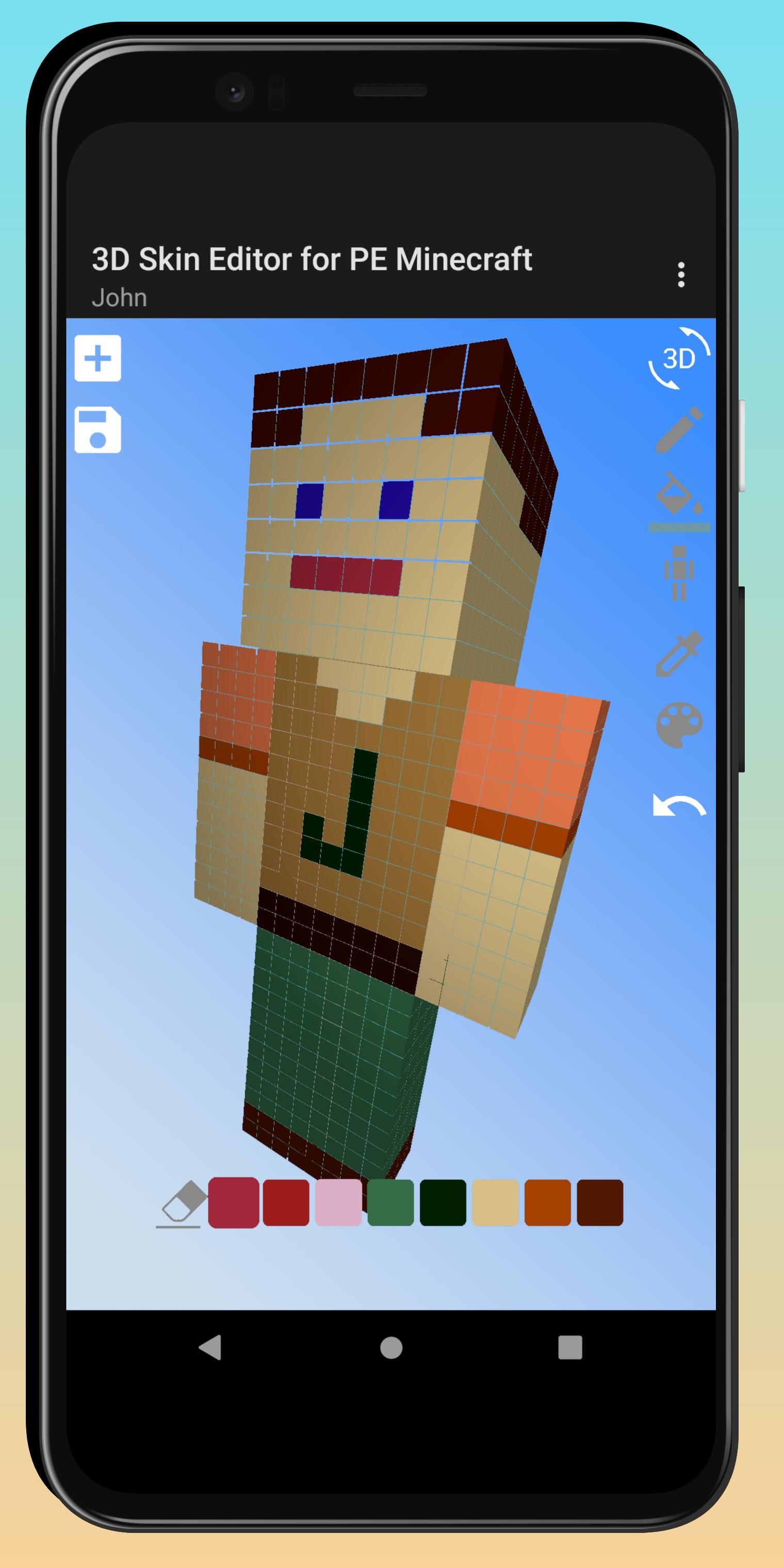 Baixar Skin Editor 3D Minecraft MCPE aplicativo para PC (emulador