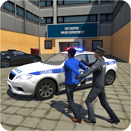 Simulador de carro de polícia 