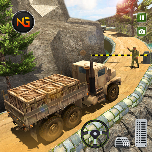 Offroad US Army Truck Driving