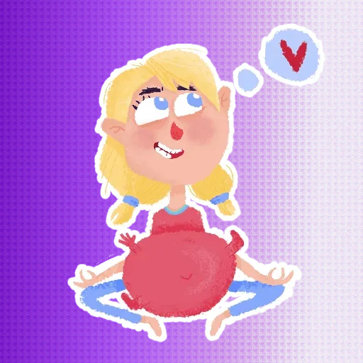 Pregnancy sticker WASticker