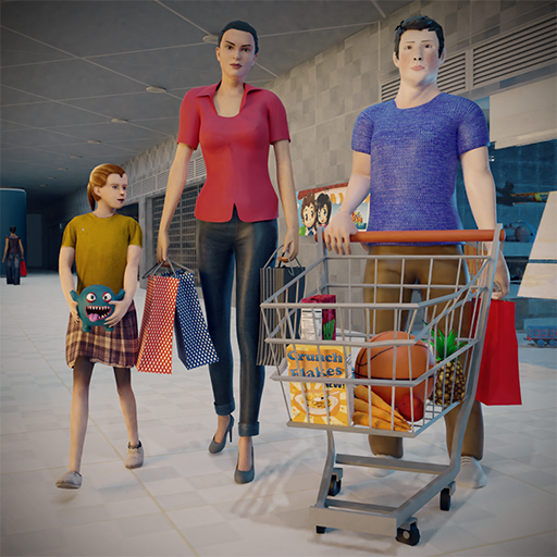 virtual mãe supermercado 3d