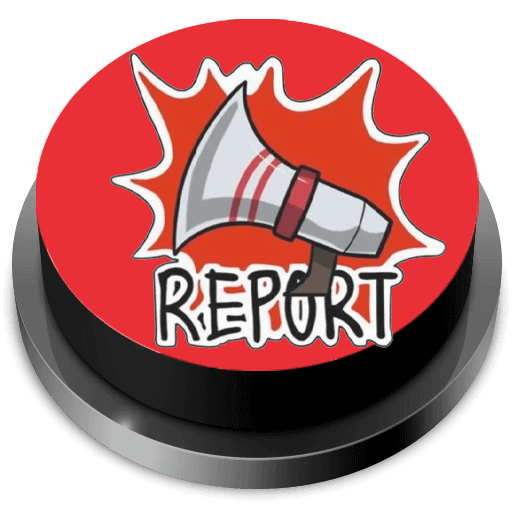 Among Us Report Button