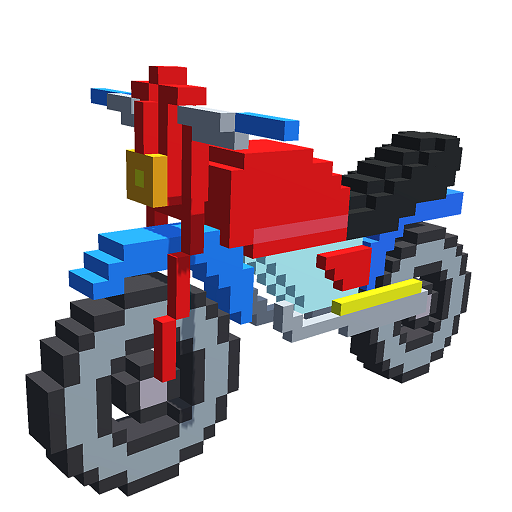 Bikes Voxel Color by Number