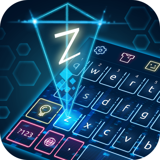 Hologram Keyboard Tema