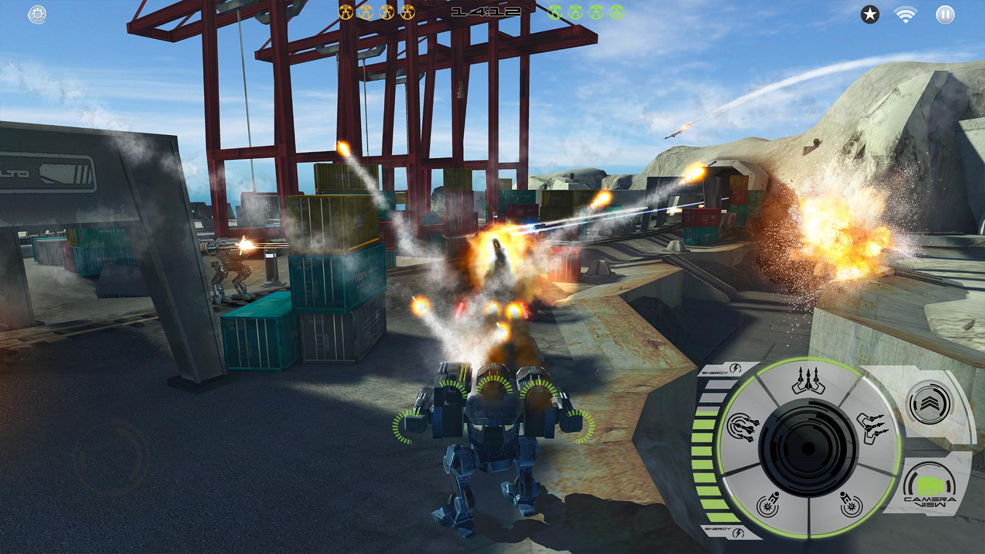 Download Mech Battle - Robots War Game android on PC