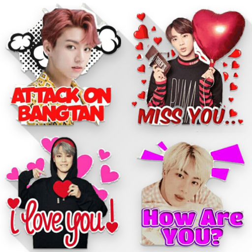 Stiker Wa BTS Bangtan Boys WAS