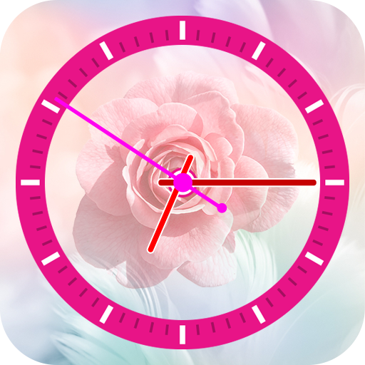 Rose Clock Live Rose Wallpaper