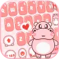ธีม Pink Cute Hippo