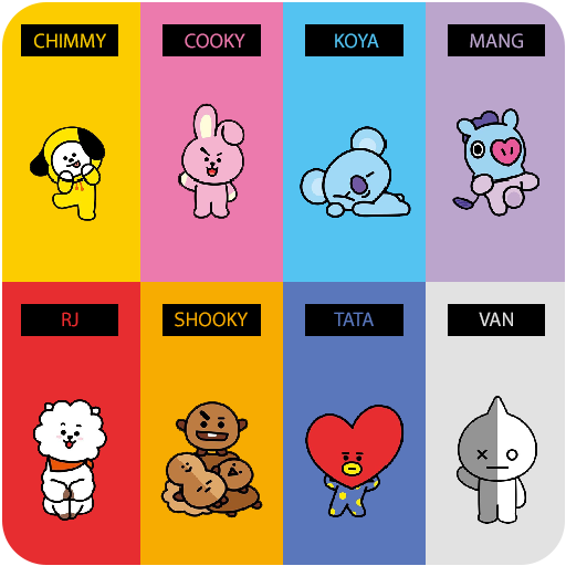 Симпатичные обои BT21