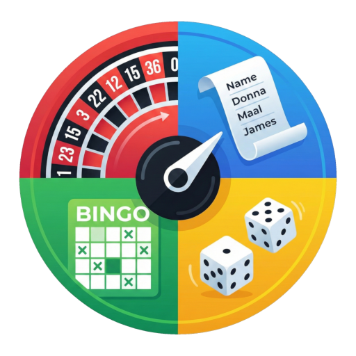 Draw Numbers, Names and Dice