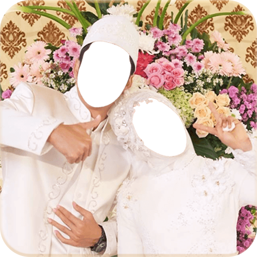 Jilbab baju pengantin