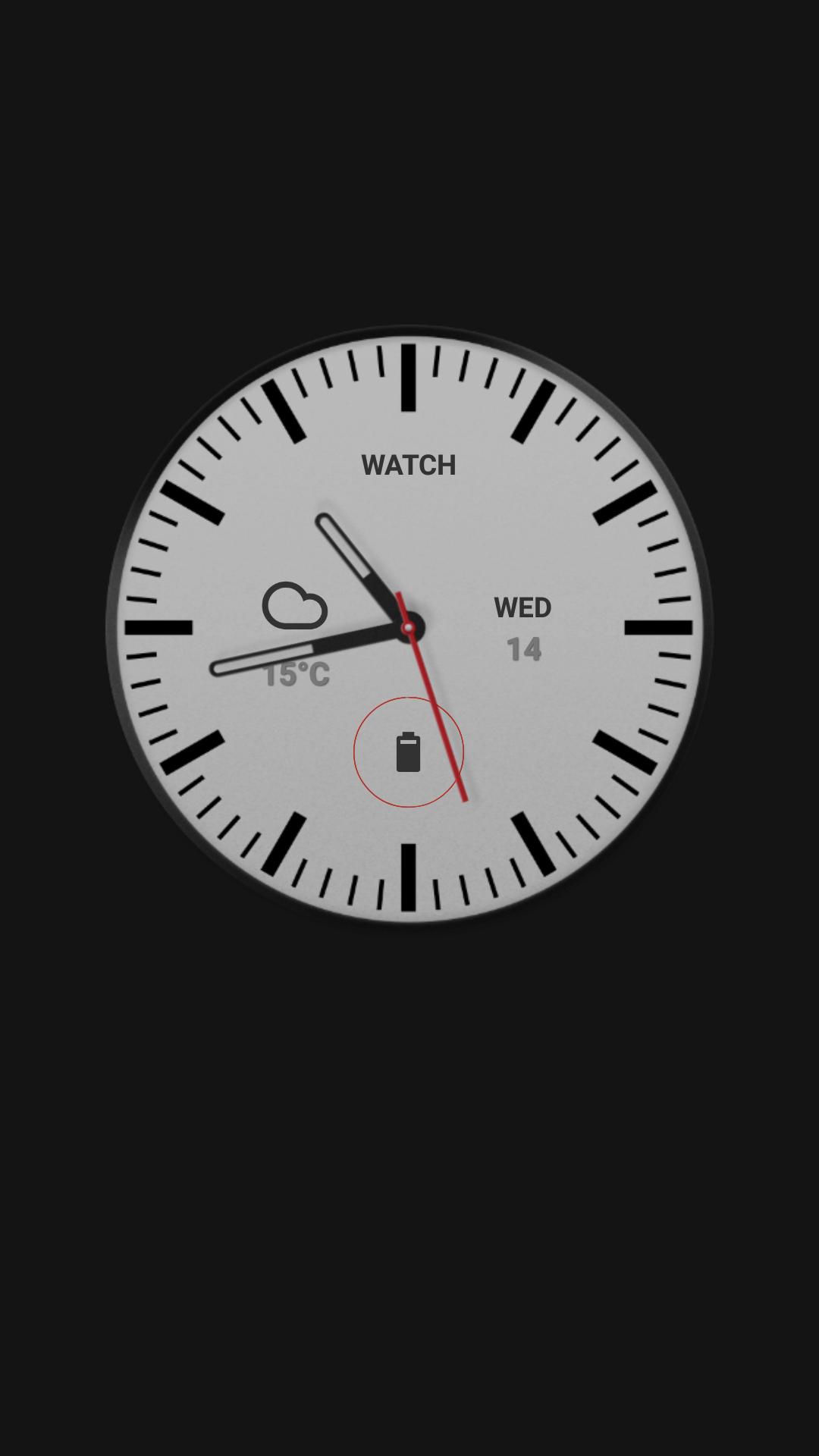 Download Analog Clock Screensaver android on PC