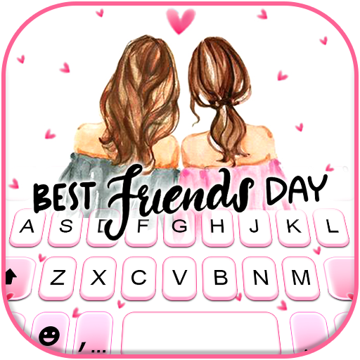 Best Friends Day Keyboard Back