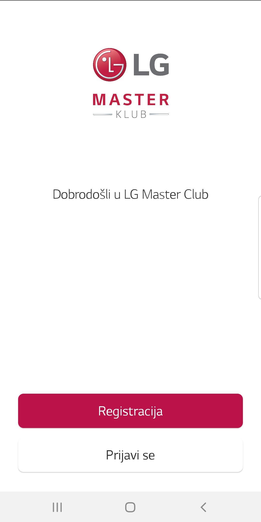 LG Master Klub