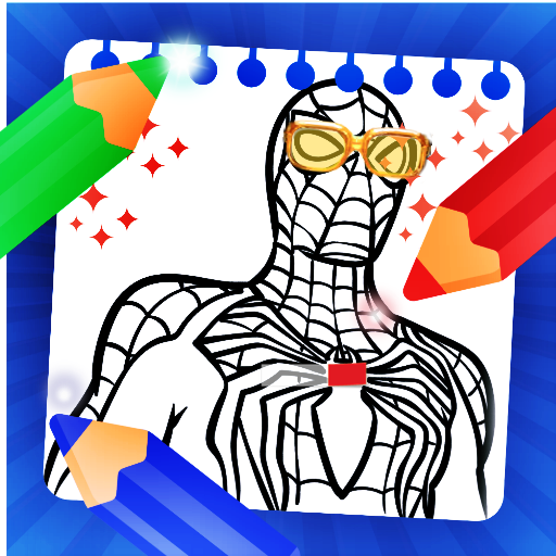 Spider Hero Coloring book