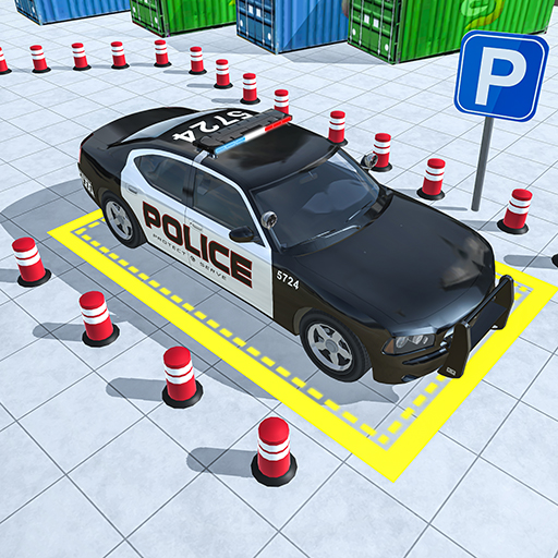 permainan parkir mobil polisi