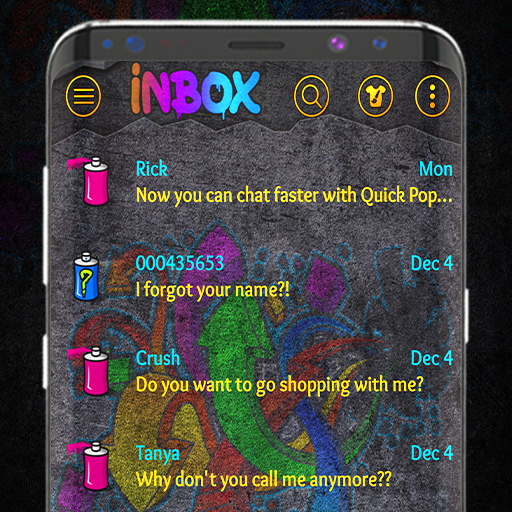 Tema SMS Graffiti Messenger