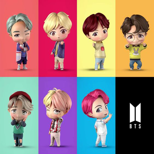 Cute BTS Chibi Wallpaper HD