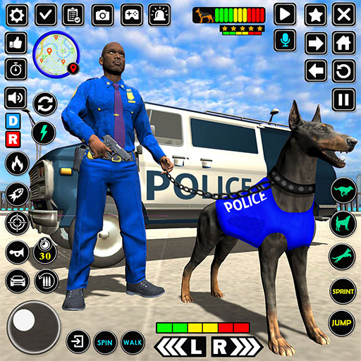 Police Dog: 3D Transport Truck