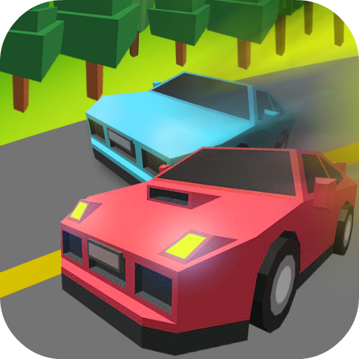 Blocky Car Racing : Traffic Ra