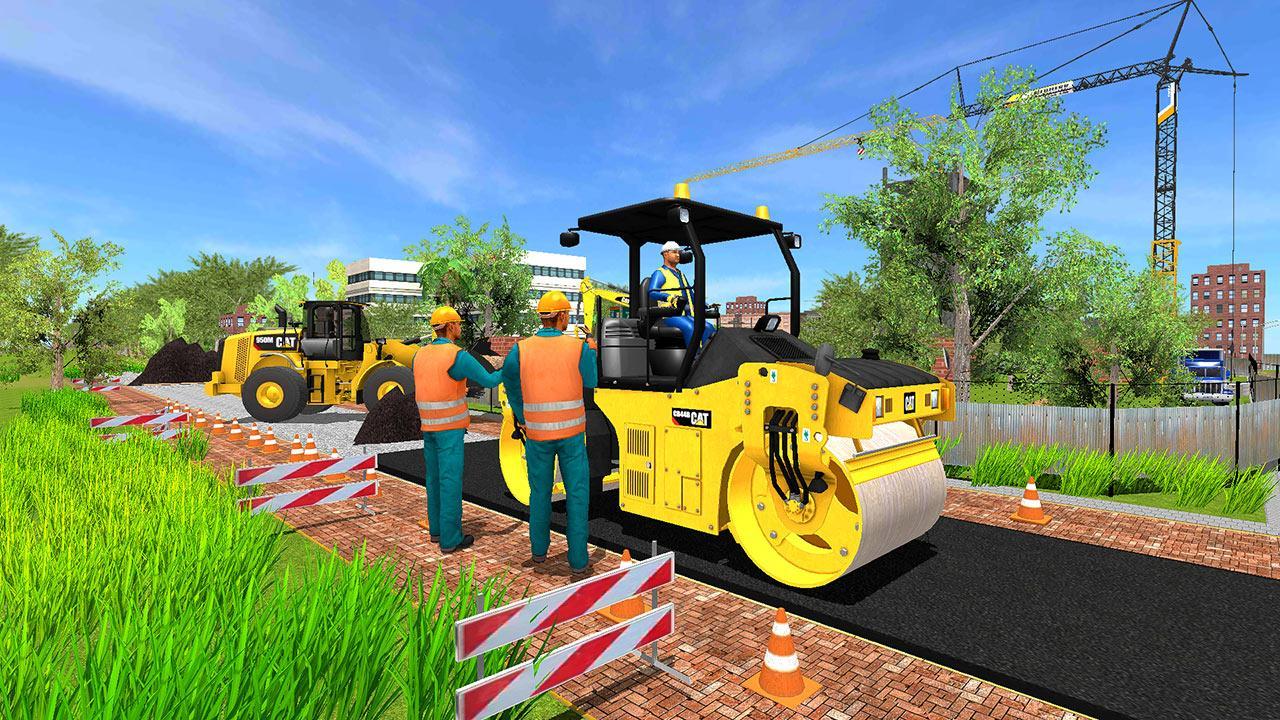 Download Road Builder City Construction Truck Sim 2019 android on PC