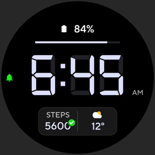 Digital 1 Watch face