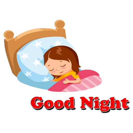 Good Night Stickers - WAStickerApps