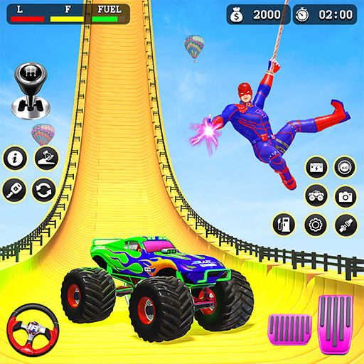 Monster Truck Ramp: Car Games