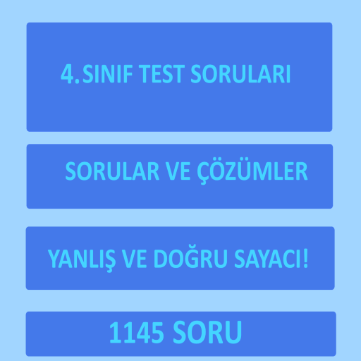 4.Sınıf Tüm Dersler Test Çöz