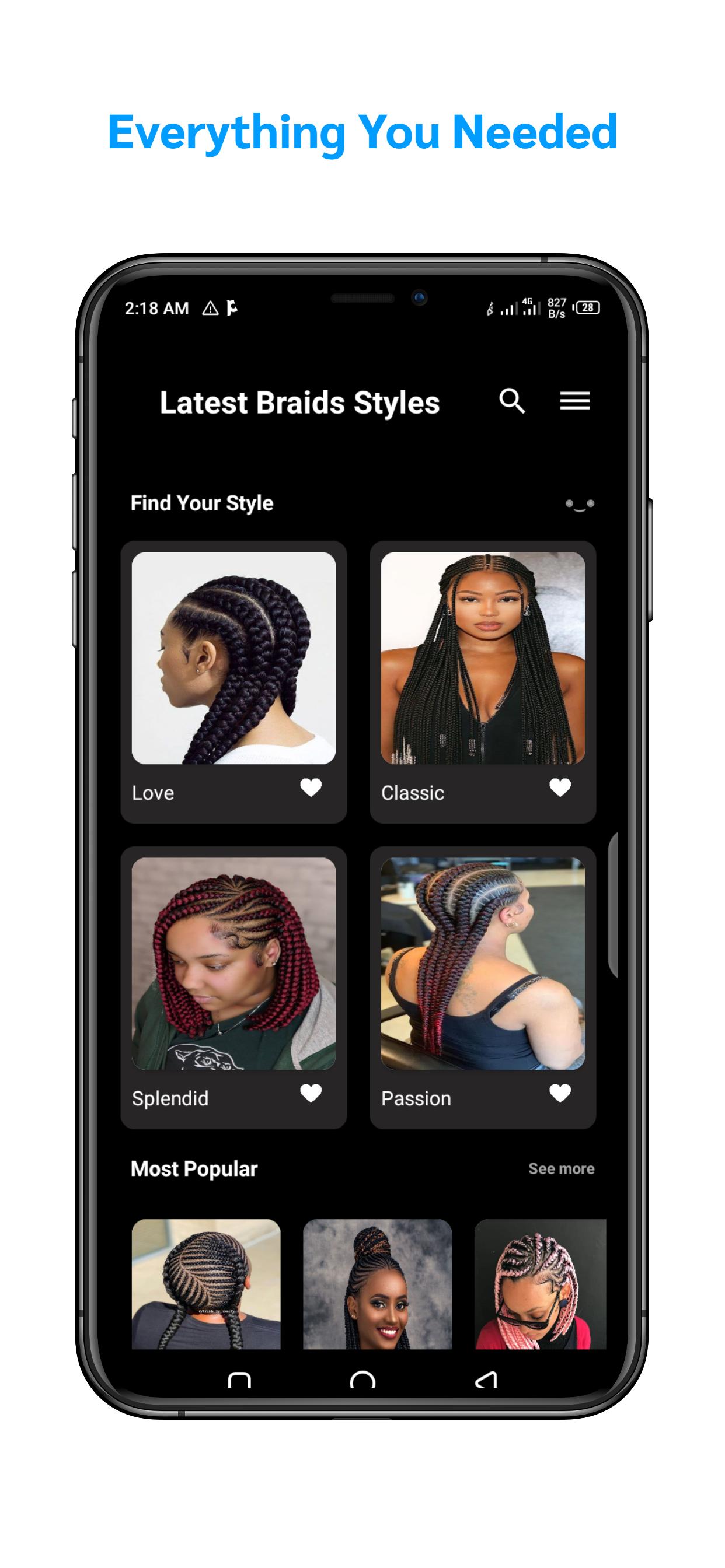 Download African Braids Hairstyles 2023 android on PC