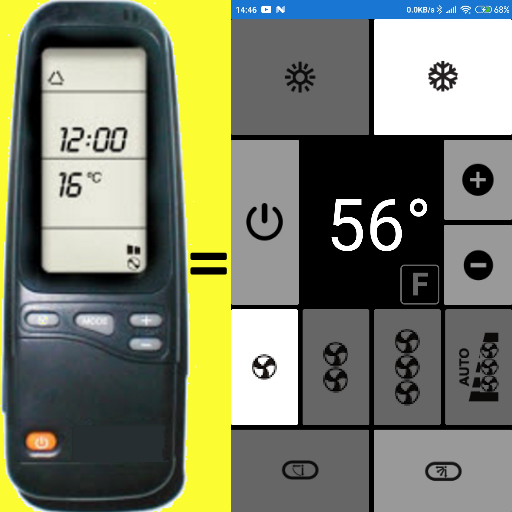 Remote Daewoo AC  No settings!