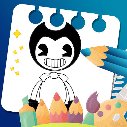 Bendy Game  Coloring Book