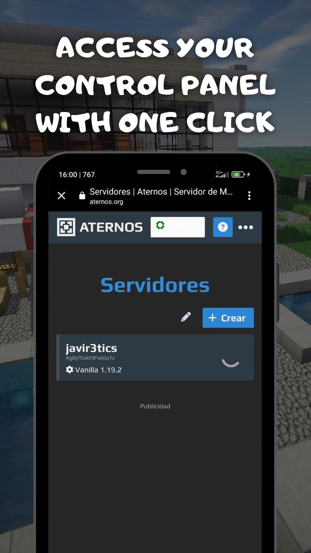 Скачать Aternos - Unofficial APP на ПК | Официальный представитель GameLoop