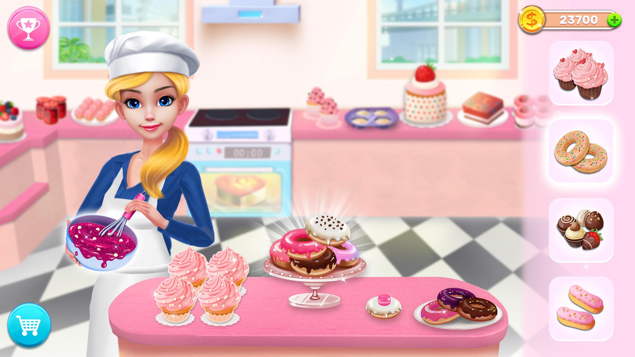 Fun Kids Cooking Game - Bakery Cake Maker Learn Color, Decorate Serve Yummy  Cakes Kids Games 