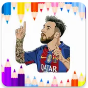 Lionel Messi Coloring