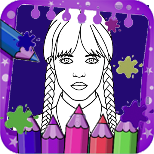 Jenna Ortega Coloring Game