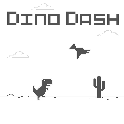 Pixel T-Rex Escape