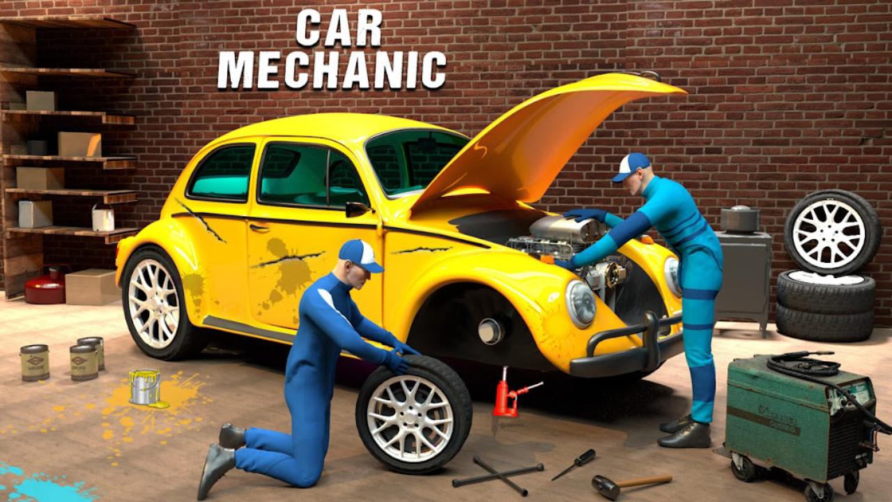 Download Car Mechanic - Car Wash Games android on PC