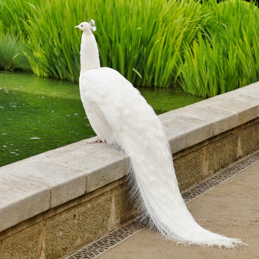 Albino Peacock: Peacock Animal