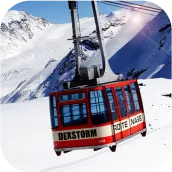 Real Sky Tram Cable Car Driving: Tourist Simulator