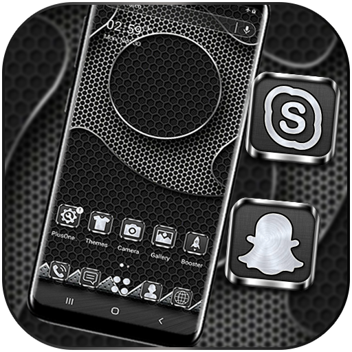 Dark Steel Texture Theme